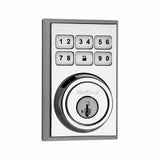 Z-Wave SmartCode 910 Contemporary Satin Nickel Single Cylinder Electronic Deadbolt Featuring SmartKey Security - Super Arbor