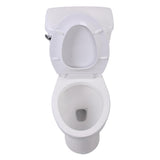 52.8 in. Walk-In Whirlpool Bathtub in White with 1.28 GPF Single Flush Toilet - Super Arbor
