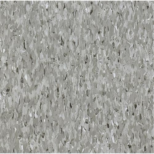 Armstrong Flooring Imperial Texture 45-Piece Field Gray Commercial VCT Tile