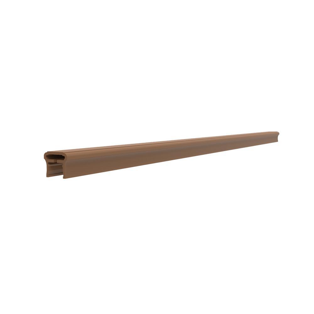 6 ft. Vinyl Transform Graspable Top Rail in Caramel - Super Arbor