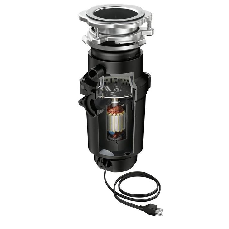 MOEN Prep Series 1/2 HP Continuous Feed Garbage Disposal with Power Cord and Universal Mount