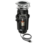 MOEN Prep Series 1/2 HP Continuous Feed Garbage Disposal with Power Cord and Universal Mount