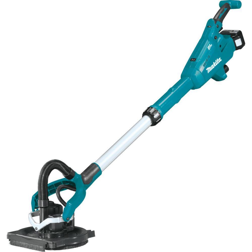 5.0 Ah 18-Volt LXT Lithium-Ion Brushless Cordless 9 in. Drywall Sander Kit, AWS Capable with bonus 18V LXT Cut-Out Saw - Super Arbor