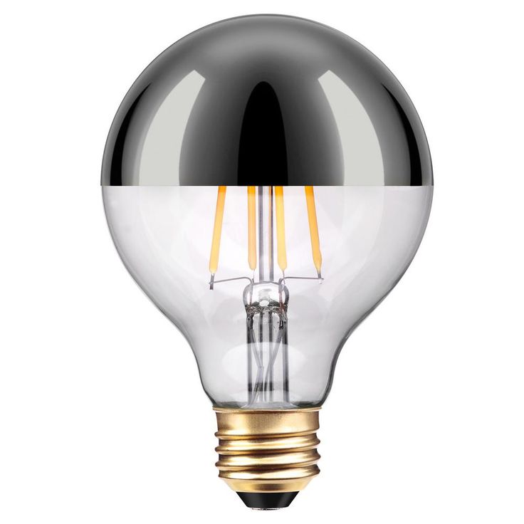 Globe Electric 40-Watt Equivalent G25 Chromada LED Light Bulb Soft White