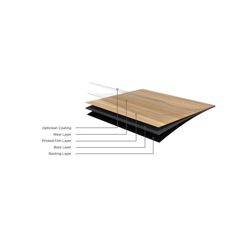 Shaw Inspiration 6 mil Overcast 6 in. x 48 in. Glue Down Vinyl Plank Flooring (53.93 sq. ft./case)