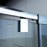 Flex 38 to 42 in. x 72 in. Framed Pivot Shower Door in Chrome - Super Arbor