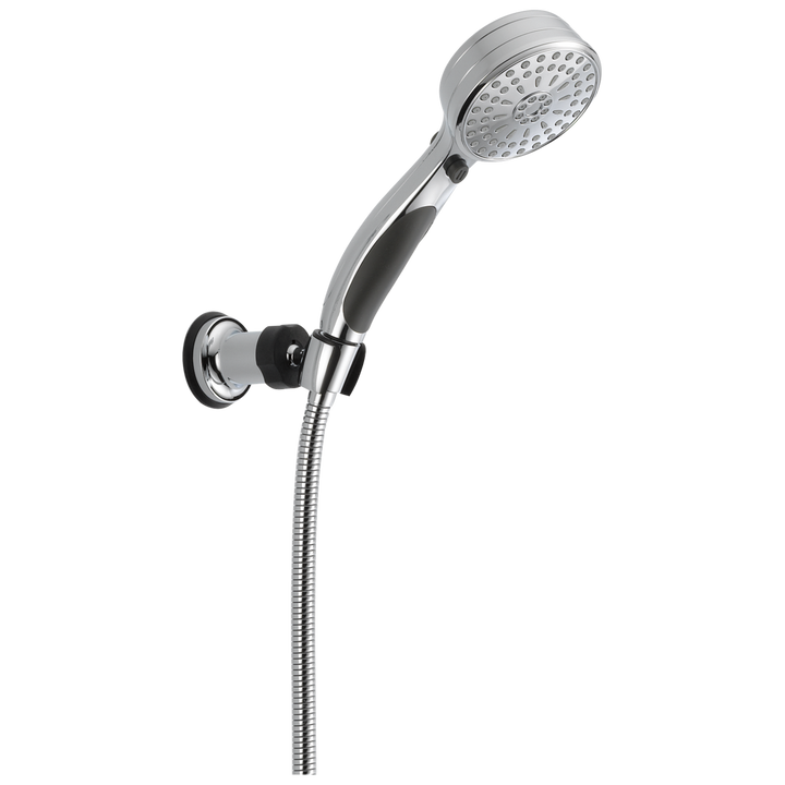 ActivTouch 9-Spray 3-5/8 in. Single Wall Mount Handheld Shower Head in Champagne Bronze