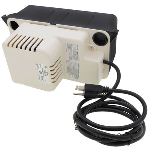 Little Giant 554411 condensate pump - detail view (Voltage: 115V; Horse Power: 1/50)
