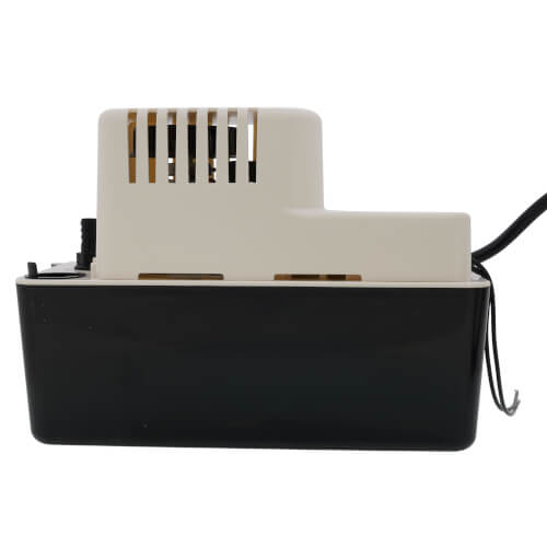 Little Giant 554435 condensate pump - side view (Voltage: 115V; Horse Power: 1/30)