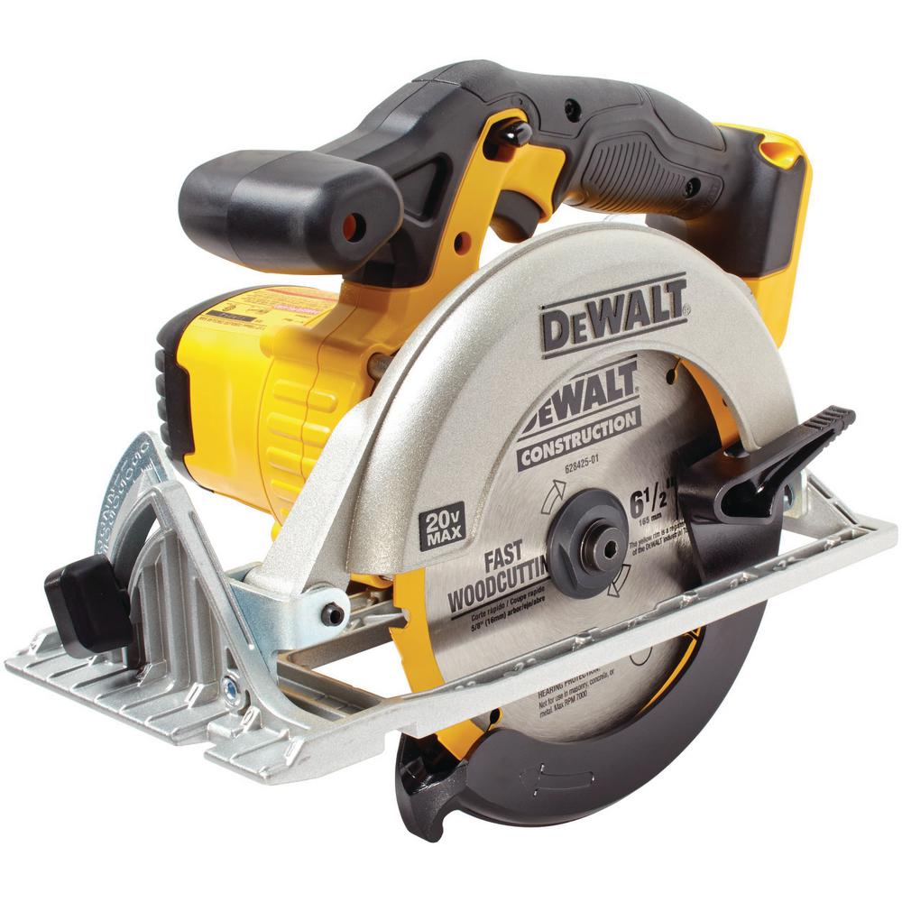 20-Volt MAX Lithium-Ion Cordless 1/4 in. Impact Driver with 20-Volt Cordless 6-1/2 in. Circular Saw (Tool-Only)