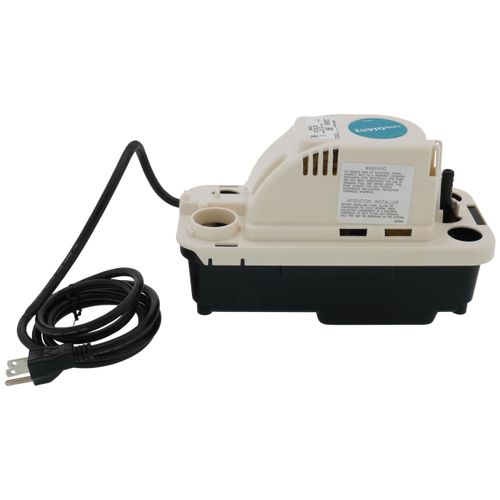 Little Giant 554620 condensate pump - side view (Voltage: 115V; Horse Power: 1/30)