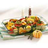 Celebrity 5-Piece Glass Oven/Microwave Bakeware Set.