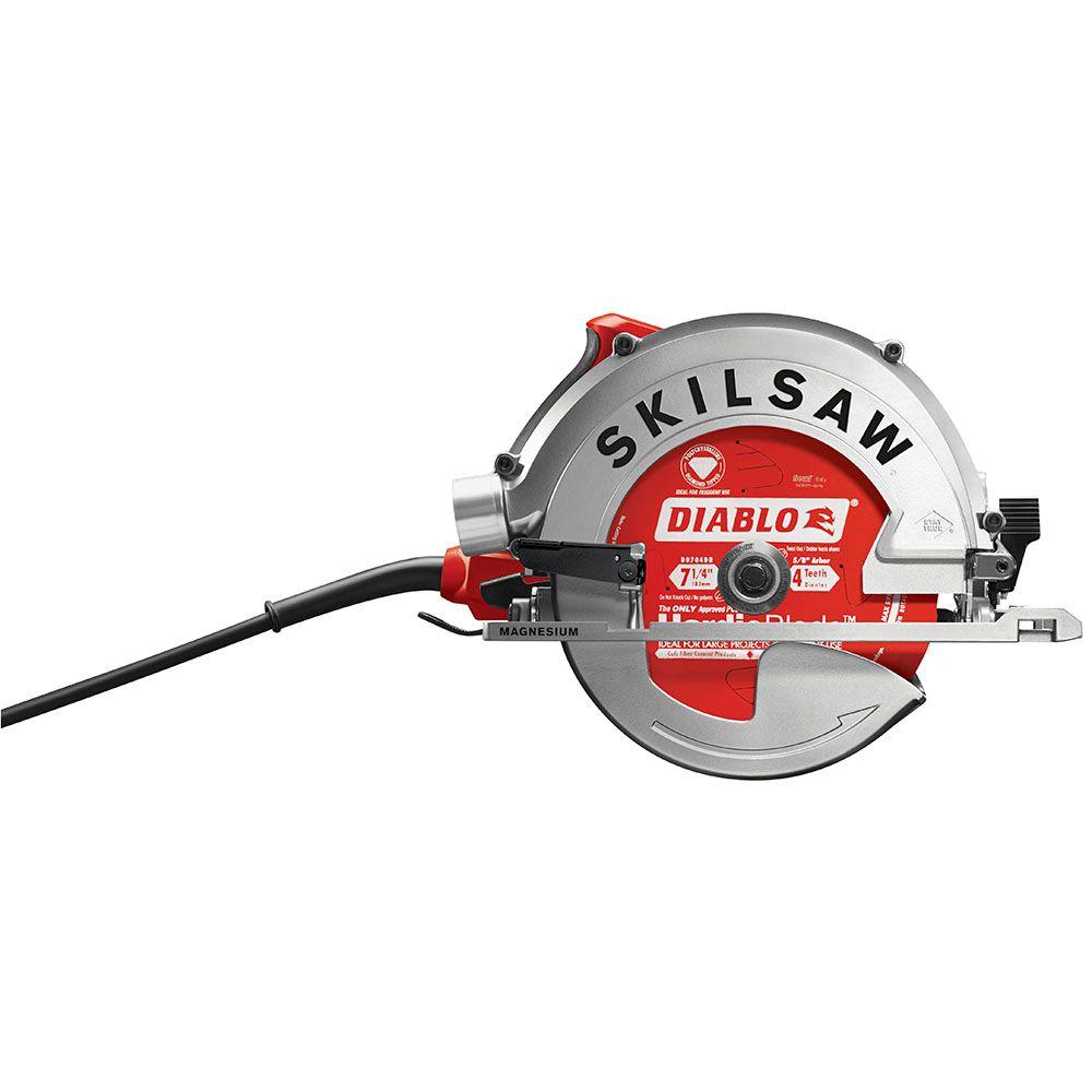 15 Amp Corded Electric 7-1/4 in. SIDEWINDER Circular Saw for Fiber Cement with Hardie Blade and Dust Collection System - Super Arbor