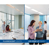1 ft. x 4 ft. White Integrated LED Dimmable Edge Lit Panel, 4000K (4-Pack)