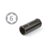 3/4 in. Drive 7/8-2 in. 6-Point Deep Impact Socket Set (22-Piece) - Super Arbor