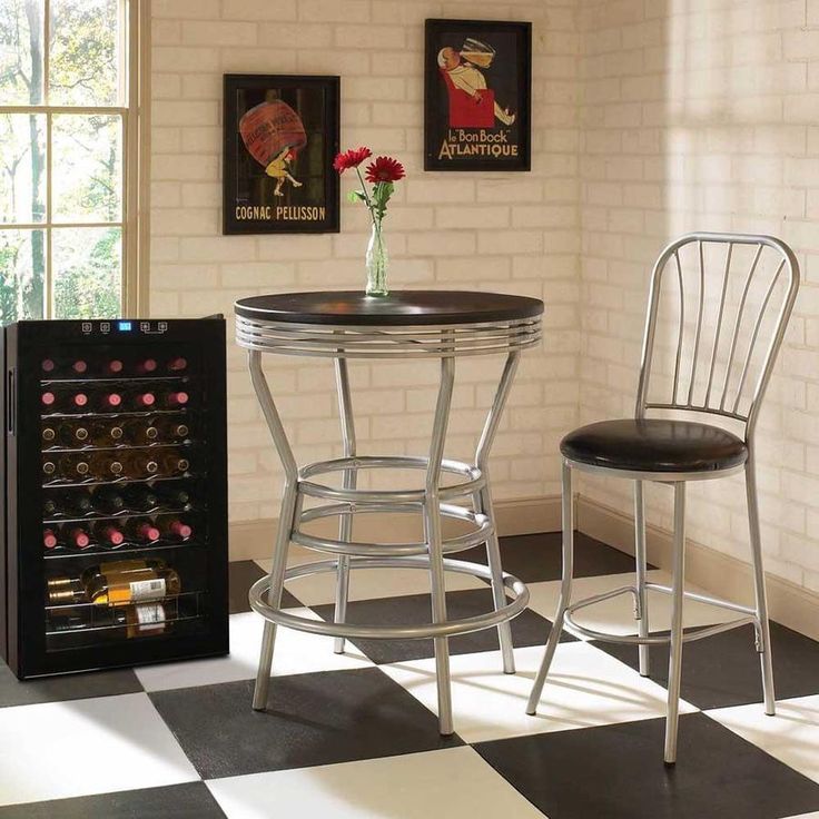 Vinotemp 34-Bottle Capacity Black Freestanding Wine Chiller