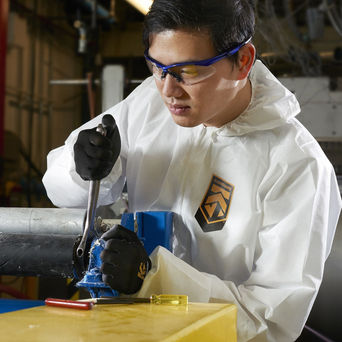 KLEENGUARD G40 XS Black Coated Gloves - ANSI Abrasion Level 3