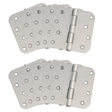 4 in. x 1/4 in. Radius Satin Nickel Door Hinge Value Pack (10 per Pack) - Super Arbor