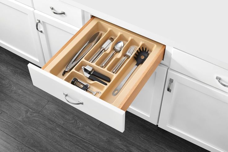 Rev-A-Shelf Large Almond Cutlery Organizer