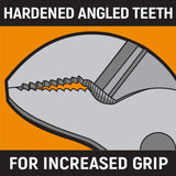Crescent Z2 K9 Straight Jaw Tongue and Groove Plier Set with Dipped Grips (3-Piece)