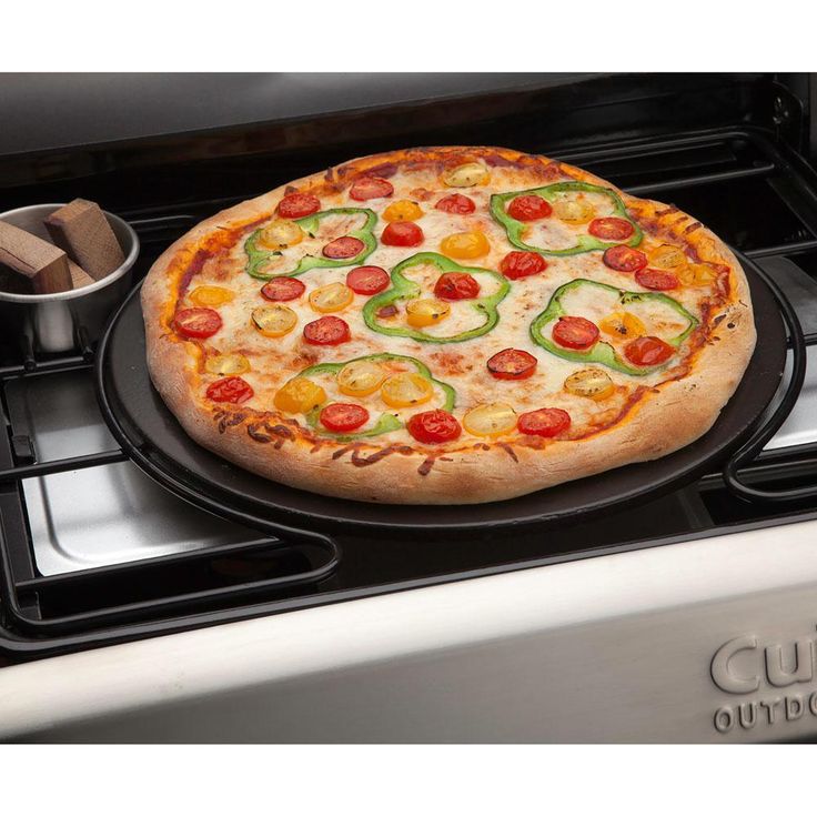 Alfrescamore Ceramic-Glazed Cordierite Pizza Grilling Stone