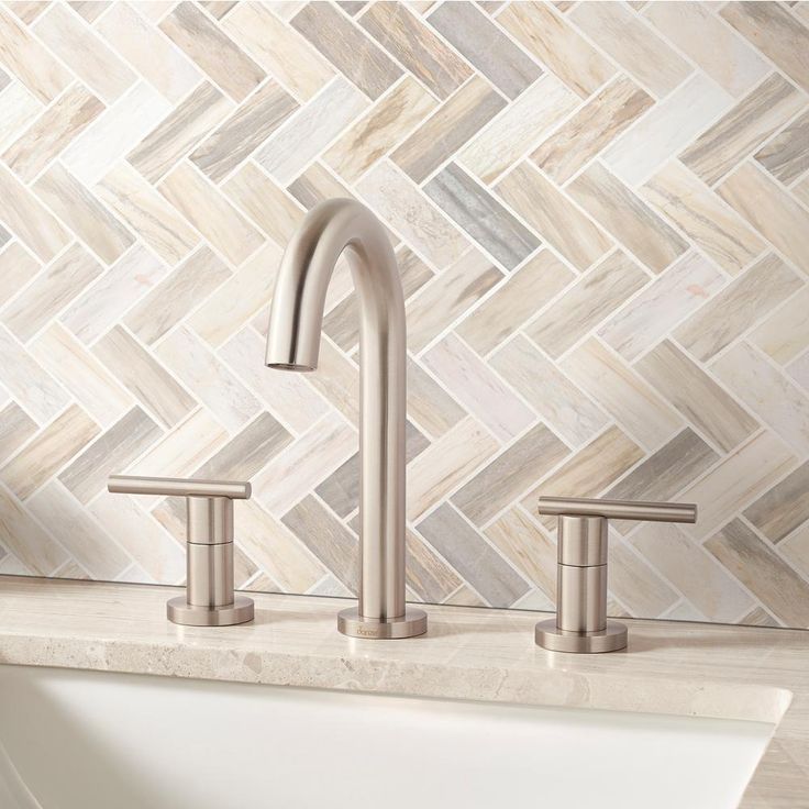 MSI Angora Herringbone 12 in. x 12 in. x 10mm Polished Marble Mesh-Mounted Mosaic Tile (10 sq. ft. / case)