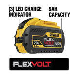 FLEXVOLT 60-Volt MAX Lithium-Ion Cordless Brushless 7-1/4 in. Circular Saw with (2) Batteries 2Ah and Bonus Hammer Drill