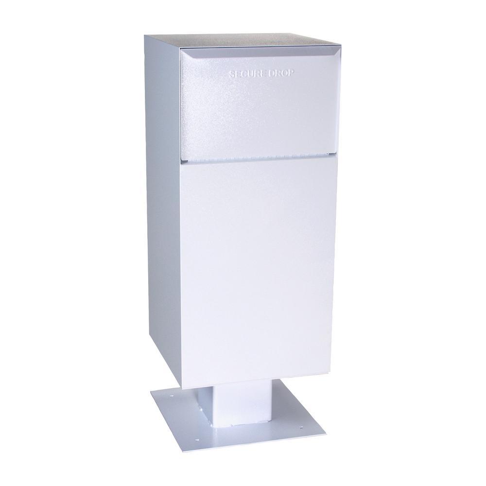 Deposit Vault with Pedestal in Black - Super Arbor