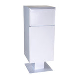 Deposit Vault with Pedestal in Black - Super Arbor