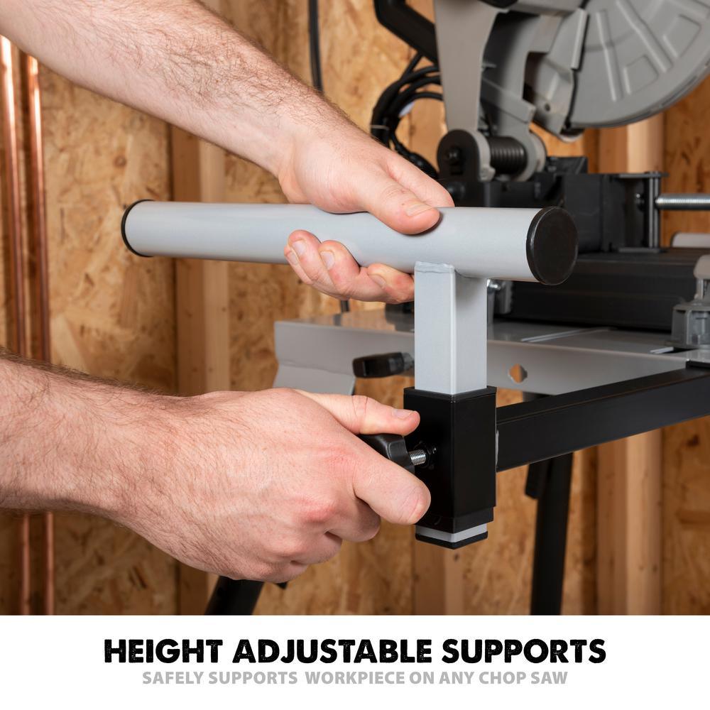 32-3/32 in. x 23-5/8 in. Universal Heavy-Duty Stationary Chop Saw Stand - Super Arbor