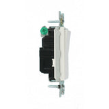Decora 15 Amp Single-Pole AC Quiet Switch, 4-Pack, White - Super Arbor