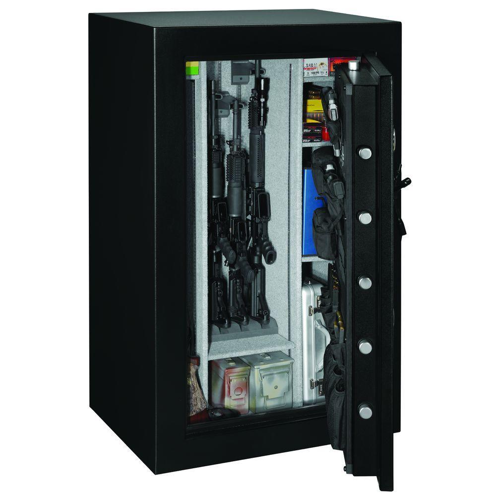 Tactical 20-Gun Fire-Resistant Safe with Electronic Lock and Door Storage - Super Arbor