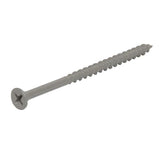 #6 x 1-1/4 in. Philips Bugle-Head Coarse Thread Sharp Point Polymer Coated Exterior Screw (1 lb./Pack)