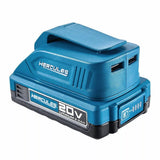 Hercules 20V Lithium‑Ion USB Power Source Battery Adapter – Tool Only