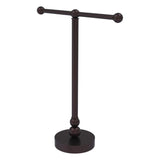 Allied Brass Vanity Top 2 Arm Guest Towel Holder in Matte White