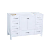 Cambridge 42 in. W Vanity Cabinet Only in White - Super Arbor
