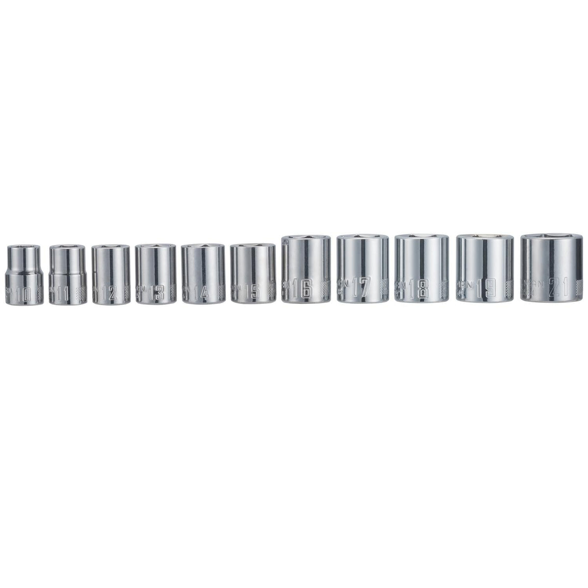 Craftsman 3/8 in. Drive Metric 6 Point Socket Set, 11 pc