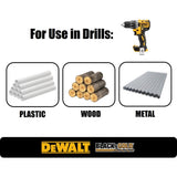 1/2 in. x 12 in. Black and Gold Drill Bit - Super Arbor