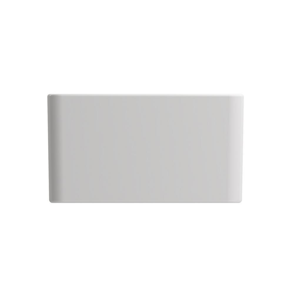 Classico Farmhouse Apron Front Fireclay 33 in. Double Bowl Kitchen Sink with  Bottom Grid and Strainer in White - Super Arbor