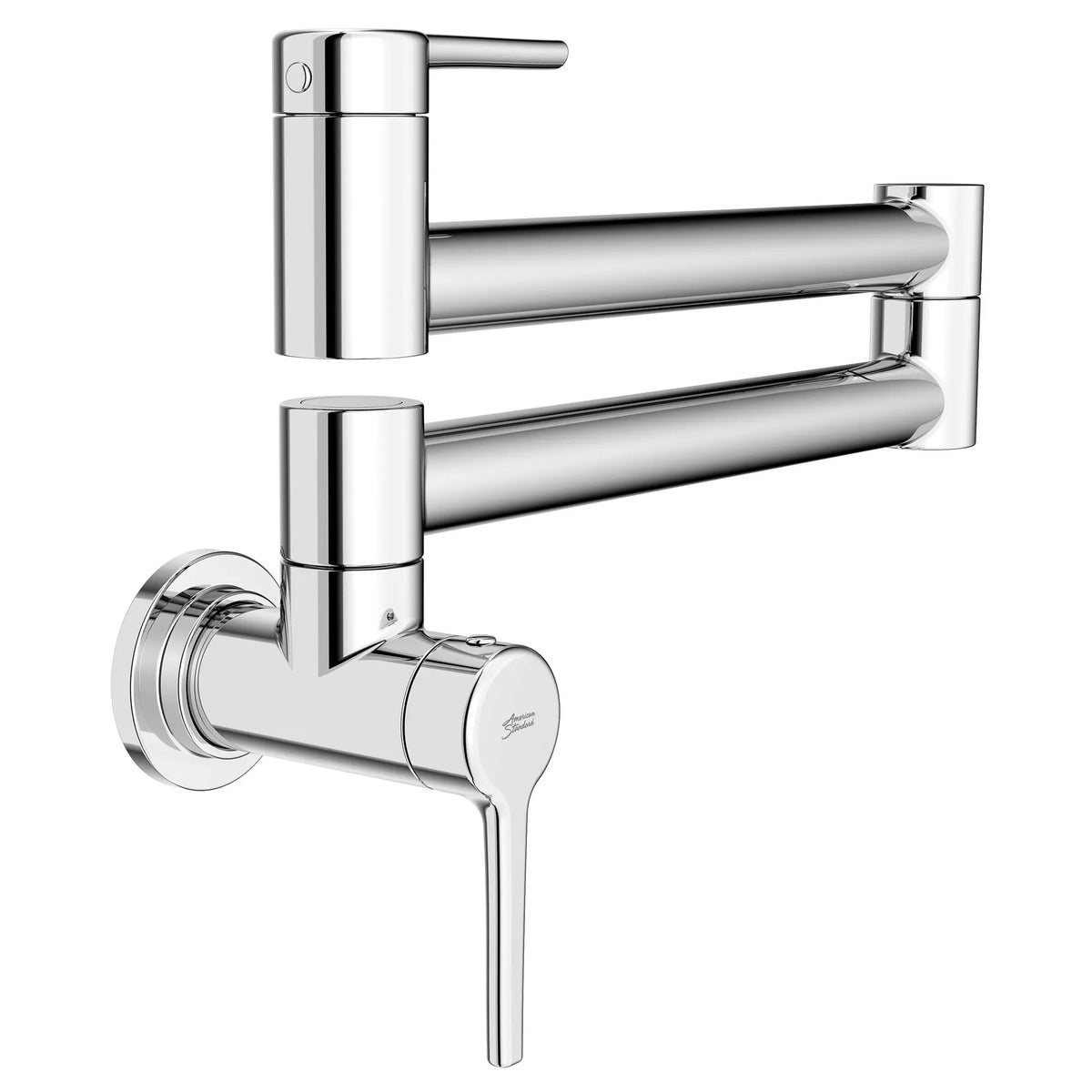 American Standard Studio S Wall-Mount Pot Filler Kitchen Faucet, Polished Chrome, 1-Handle, 4.0 GPM, 22-in Reach