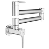 American Standard Studio S Wall-Mount Pot Filler Kitchen Faucet, Polished Chrome, 1-Handle, 4.0 GPM, 22-in Reach