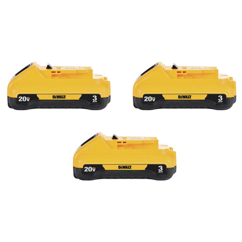 20-Volt MAX Compact Lithium-Ion 3.0Ah Battery Pack