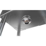 Freestanding Stainless Steel 31 in. 2-Hole Single Bowl Commercial Kitchen Sink Left Drainboard