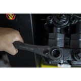 X6 4-in-1 Black Oxide Spline Ratcheting SAE Wrench Set (2-Piece) - Super Arbor