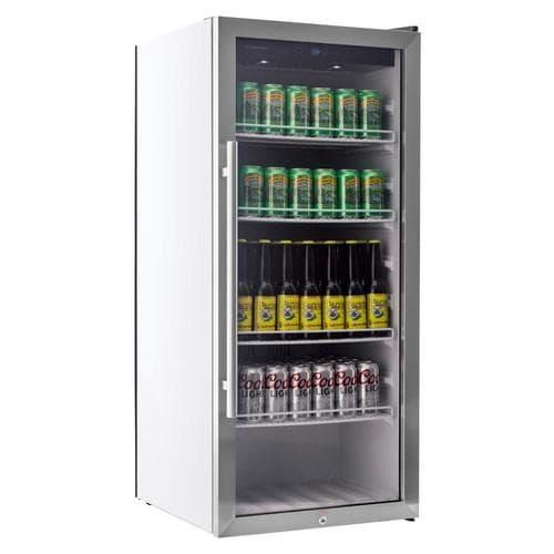 EdgeStar 132-Can Capacity (7.56-cu ft) Commercial Silver Freestanding Beverage Center