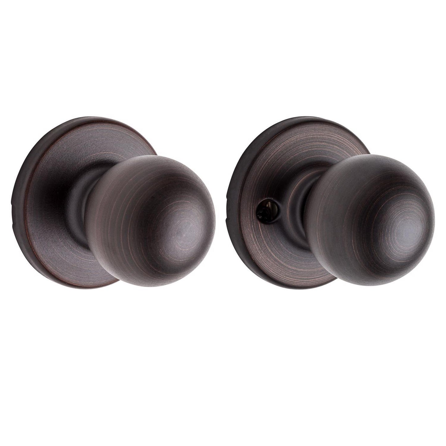 Kwikset Polo Venetian Bronze Passage Door Knob – Universal Handing