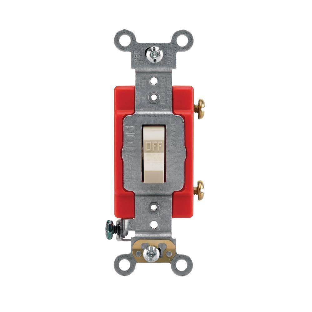 15/20 Amp Industrial Toggle Switch, White - Super Arbor
