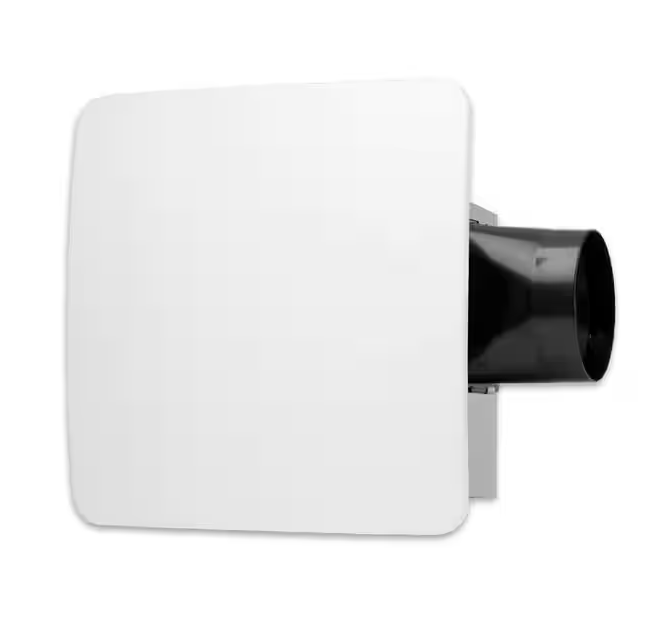 150 CFM Ceiling/Wall Mount Quiet Easy Roomside Installation Bathroom/Bath Exhaust Fan w/ Modern Easy Clean Shield Cover