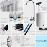 Premier Series 75 GPD Under Sink Reverse Osmosis Water Filtration System with Brushed Nickel Faucet