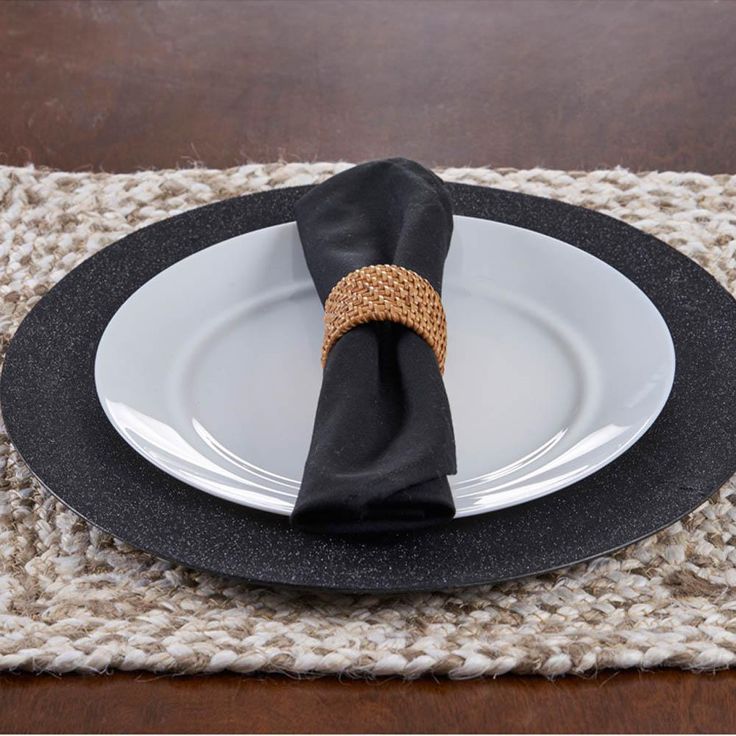 Woven Bleach / Natural 19 in. x 13 in. Jute Placemat (Set of 4)